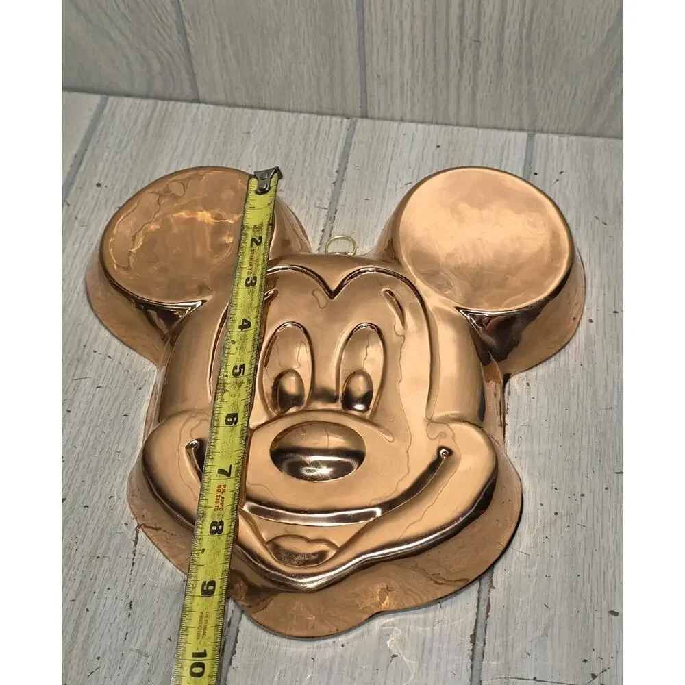 Vintage Disney Copper Mickey Mouse Pan Kitchen Wall Decor Farmhouse Country